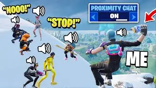 Fortnite добавили БЛИЗОСТЬ ЧАТ! (Троллинг ВСЕХ)