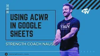 Using Acute to Chronic Work to Rest Ratio in Google Sheets 📊