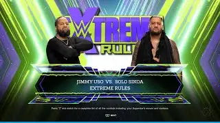 WWE 2k24 Simulation | Solo Sikoa vs Jimmy Uso