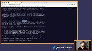 Day 17 - Advent of Code 2020 (JavaScript)