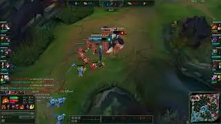 Gnar vs fiora equal gold level 6 fight