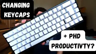 Change Keycaps With Me & Why I Bought A Mechanical Keyboard As A PhD Student