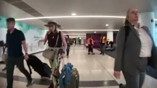 [4K] Exploring JFK Airport New York City: Walking Tour of Terminal 4