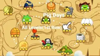 Angry Birds Seasons - Pig Days: Level 1-1 to 1-15 3 Star Walkthrough(1/6)