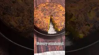 Savory cornbread #cornbreadrecipe #lunch #dinnerideas #savoryfood #easyrecipes #cornmeal