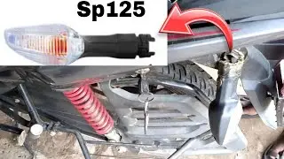 Honda Sp 125 Bs6 Side Indicator Change | Honda sp 125 indicator change