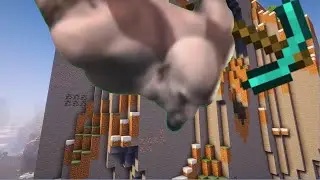 When You See a Single Block of Water in Minecraft.