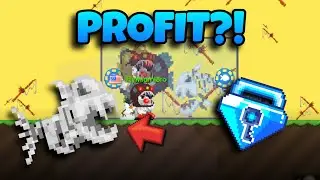EASY PROFIT? Training Demon Angler & Skeletal Shark | Growtopia