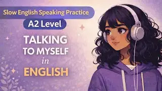 &ldquo;Talking to Myself in English&rdquo;  | Slow English Speaking Practice &ndash; A2 Level 