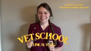 My First Week of Clinics! Orthopedic Surgery Rotation Vlog