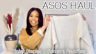 ASOS HAUL 2023 | WINTER STAPLES & CURRENT SKINCARE FAVORITES + SKINCARE TIPS & HACKS || NII JACKSON
