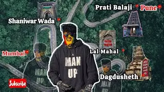 68th Vlog | Mumbai to Pune Bike Ride 🏍️| Shaniwar Wada, Lal Mahal, Dagdusheth & More💥