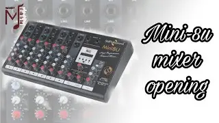 Studio master Mini-8u mixer opening #mixer #soundmixing #sound