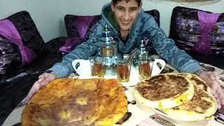 الغداء  الملكي جينا من الحمام و الواليد دارت البطبوط المعمر و لمسمن المعمر 