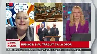 ȘTIRI B1 CU I PETRARU. EXCLUSIV, ȘOȘOACĂ, DESPRE TENTATIVA DE ADEMENIRE CU BANI A UNOR PARLAMENTARI