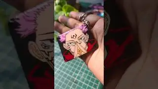 Sukuna Keychain😱🔥 #anime #painting #resin #resinkeychain #jujutsukaisen #sukuna #gojo #jjk #keychain