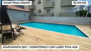 (187) Vale a Pena Investir? Apartamento Vista Mar a 80m da Praia em Praia Grande