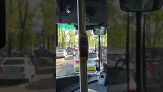 Pressing the stop button of CDC Hillsbus 6908 #buses #bus #sydneybuses