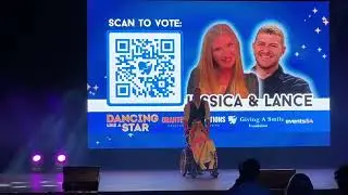 Dancing like the Stars Event Benefiting the Giving a Smile Foundation-- Jessica and Lance Lasiter