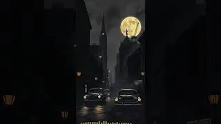 Noir Jazz Blues in the Rain 🌧️ Piano & Sax🎷True Crime Detective BGM
