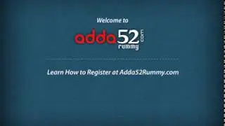 How to Register at Adda52 rummy to start playing Online Rummy