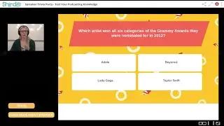 Podcast Movement Welcome Reception Live Virtual Trivia Game