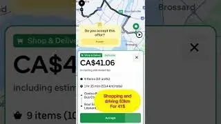 Accept or decline? Comment👇🏻#ubereats #doordash #shopandpay