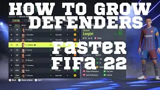 GROW YOUR DEFENDERS FASTER IN FIFA 22 CAREER MODE!!!!!