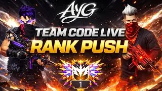 🔥 TEAM CODE LIVE | RANK PUSH MODE ON 🚀👑 #live #krish