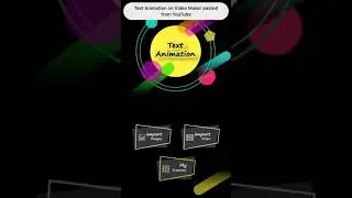 How to animate text into text animation maker app?