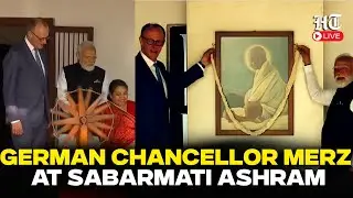 Germany Chancellor Friedrich Merz Visits Sabarmati Ashram As India Trip Begins | PM Modi