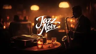 Midnight on Wax — 2 Hours of Cinematic Jazz Noir | 1940s–1950s Vintage Bar Ambience