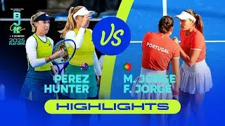 Perez/Hunter (AUS) vs Jorge/Jorge (POR) | 2025 Billie Jean King Cup Play-offs | Match Highlights