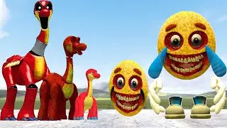 NEW EVOLUTION OF CURSED BRON FROM PIANOSAURUS FAMILY POPPY PLAYTIME 5 In Garry's Mod