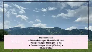 H&ouml;rnerkette - Panoramaweg (01. Juli 2023)