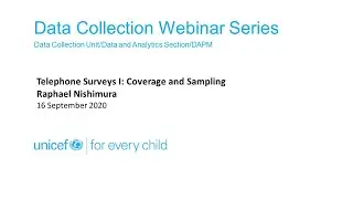 16 Sep 2020 Telephone Surveys I: Coverage and Sampling - Raphael Nishimura