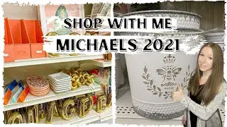 MICHAELS SPRING DECOR | HOME DECOR | EASTER | SALES || SHOP WITH ME 2021