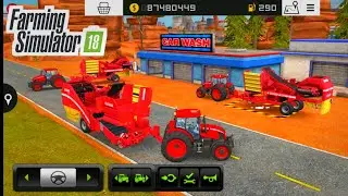 Car Wash/Farming simulator 18/fs18 timelapse gameplay