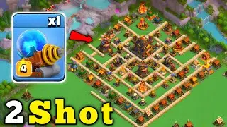 2 Shot Max Capital Peak is Very Easy For This Army in Clan Capital 