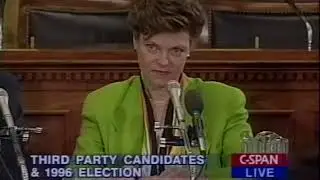 Forum on 3rd Party Candidate in the 1996 Election