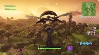 Fortnite Feathered Flyer glider in action!