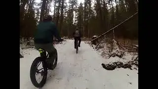 Fat Bikes in the snow Juneau AK