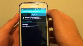 Samsung Galaxy S5: How to Remove Microsoft Outlook Exchange Account
