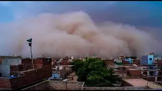 Extreme terrifying Dust Storm Gopro Footage