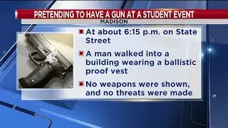 Madison Police: Man arrested after allegedly pretending to have a gun at UW&ndash;Madison event
