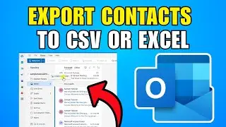 How To Export Contacts From Outlook To CSV Or Excel (2026) (Best Method)