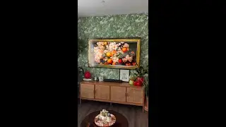 Tropical Peel and Stick Wallpaper DIY Makeover | Living Room Refresh