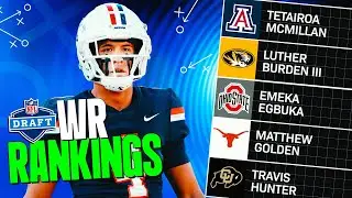 2025 NFL Draft Wide Receiver Rankings: Travis Hunter, Tetairoa McMillan  and More! | PFF NFL Show