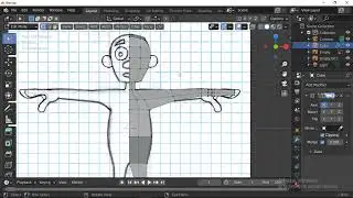 نمذجة الشخصية الجزء الثاني (3D Character Box Modeling 2)