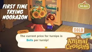 First Time Using Nookazon l Selling Turnips For Profit - Animal Crossing New Horizons Playthrough